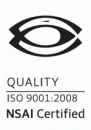 Nsai 9001 2008 White Logo Nsai 9001 2008 White Logo